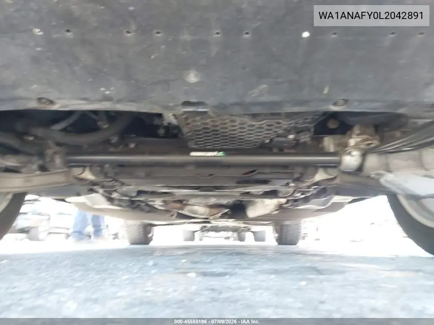 2020 Audi Q5 Premium 45 Tfsi Quattro S Tronic VIN: WA1ANAFY0L2042891 Lot: 45585196