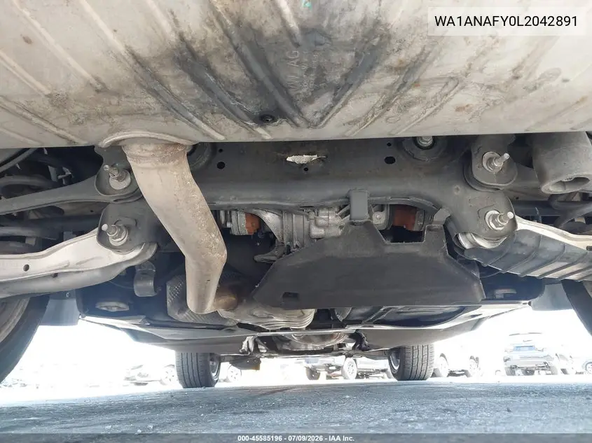 2020 Audi Q5 Premium 45 Tfsi Quattro S Tronic VIN: WA1ANAFY0L2042891 Lot: 45585196