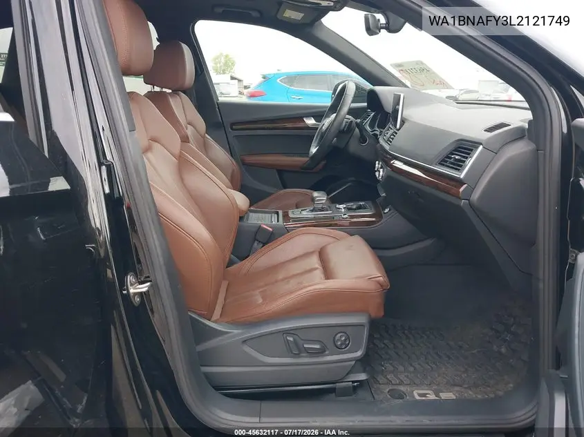 2020 Audi Q5 Premium Plus 45 Tfsi Quattro S Tronic VIN: WA1BNAFY3L2121749 Lot: 45632117