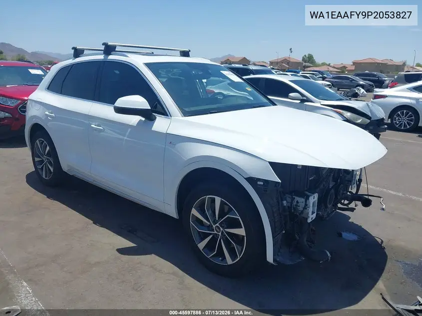 2023 Audi Q5 Premium Plus 45 Tfsi S Line Quattro VIN: WA1EAAFY9P2053827 Lot: 45597886