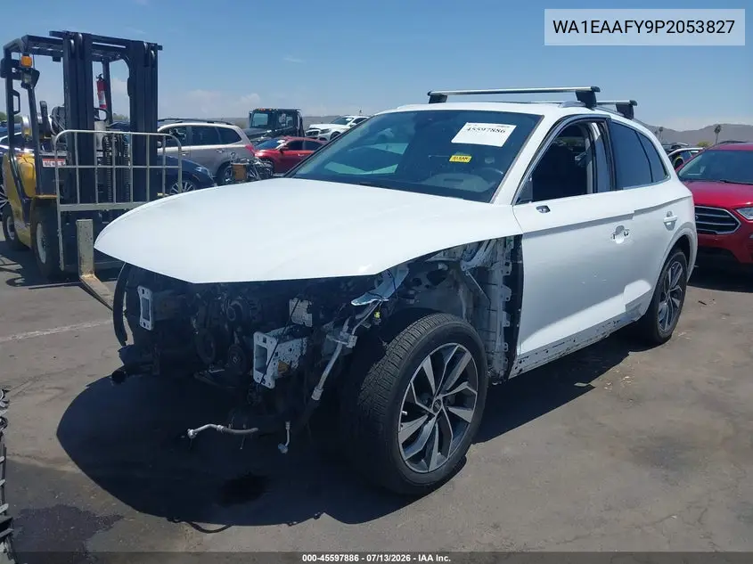 2023 Audi Q5 Premium Plus 45 Tfsi S Line Quattro VIN: WA1EAAFY9P2053827 Lot: 45597886