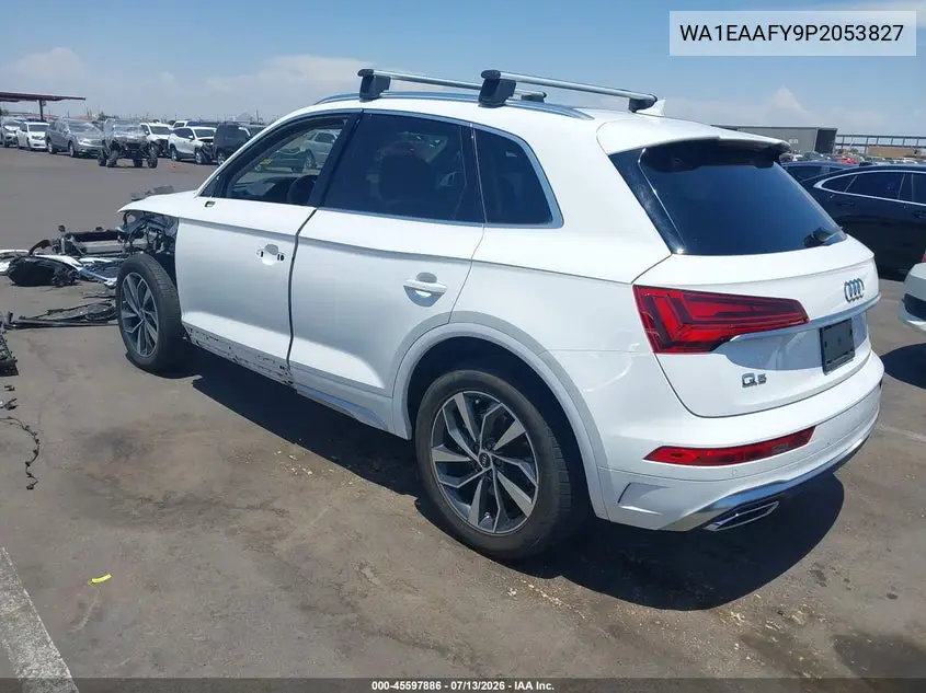 2023 Audi Q5 Premium Plus 45 Tfsi S Line Quattro VIN: WA1EAAFY9P2053827 Lot: 45597886