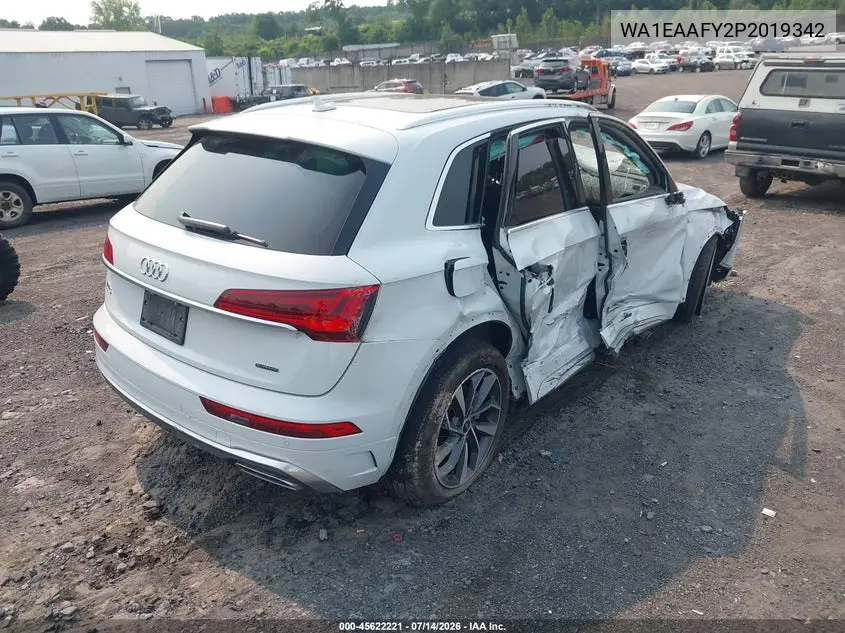 2023 Audi Q5 Premium Plus 45 Tfsi S Line Quattro VIN: WA1EAAFY2P2019342 Lot: 45622221