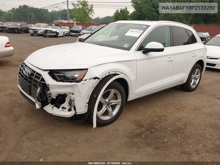 2023 Audi Q5 Premium 40 Tfsi Quattro S Tronic VIN: WA1ABAFY8P2133292 Lot: 45623154
