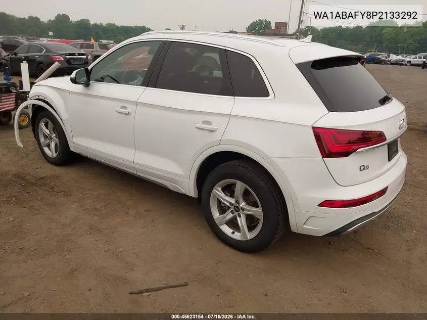 2023 Audi Q5 Premium 40 Tfsi Quattro S Tronic VIN: WA1ABAFY8P2133292 Lot: 45623154