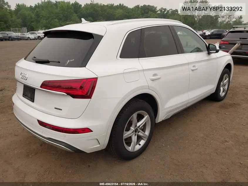 2023 Audi Q5 Premium 40 Tfsi Quattro S Tronic VIN: WA1ABAFY8P2133292 Lot: 45623154