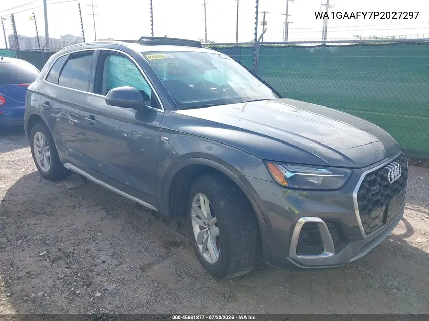 2023 Audi Q5 Premium 45 Tfsi S Line Quattro VIN: WA1GAAFY7P2027297 Lot: 45661277
