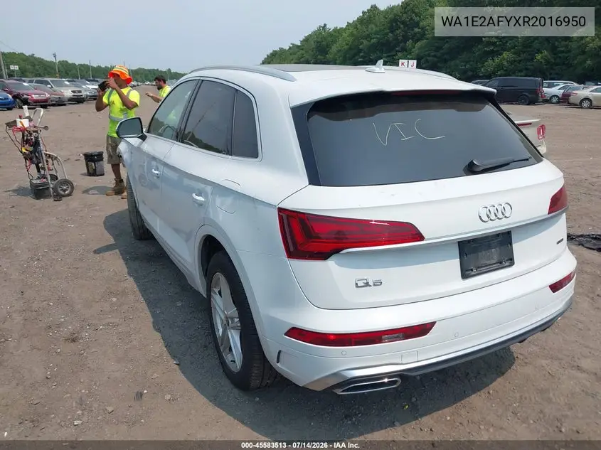 2024 Audi Q5 Premium Plus 55 Tfsi E S Line Quattro S Tronic VIN: WA1E2AFYXR2016950 Lot: 45583513