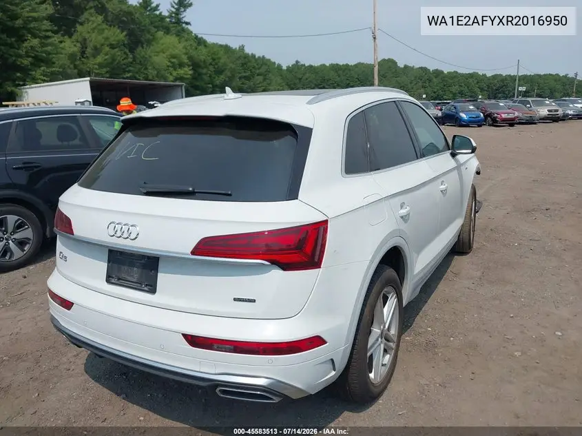 2024 Audi Q5 Premium Plus 55 Tfsi E S Line Quattro S Tronic VIN: WA1E2AFYXR2016950 Lot: 45583513