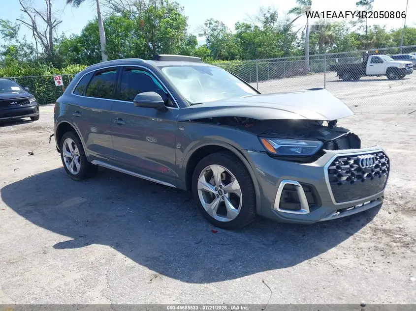 2024 Audi Q5 Premium Plus 45 Tfsi S Line Quattro VIN: WA1EAAFY4R2050806 Lot: 45685533
