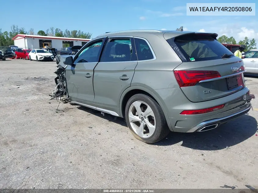 2024 Audi Q5 Premium Plus 45 Tfsi S Line Quattro VIN: WA1EAAFY4R2050806 Lot: 45685533