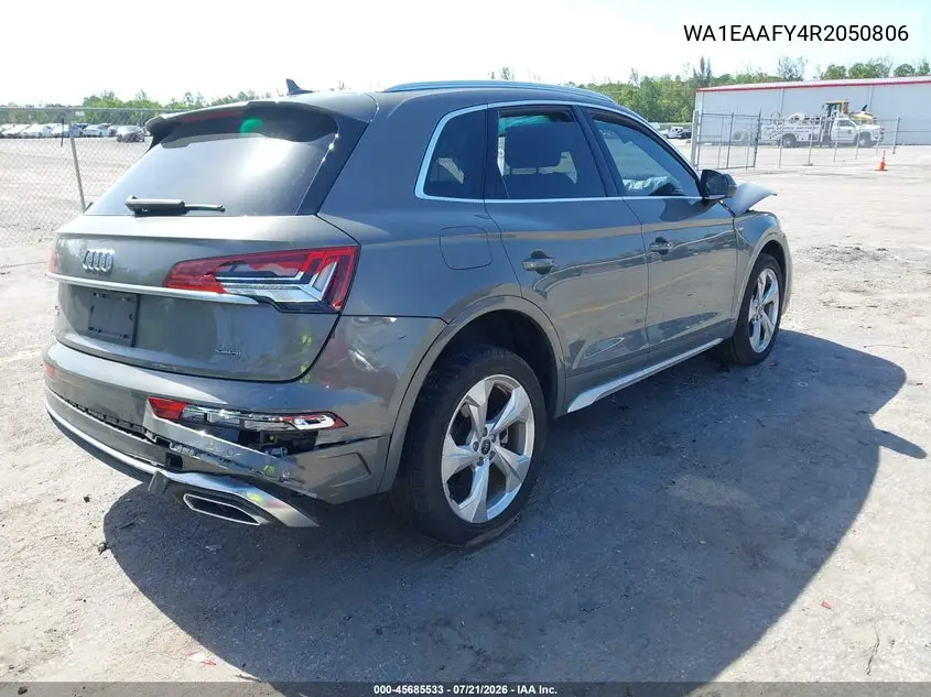2024 Audi Q5 Premium Plus 45 Tfsi S Line Quattro VIN: WA1EAAFY4R2050806 Lot: 45685533