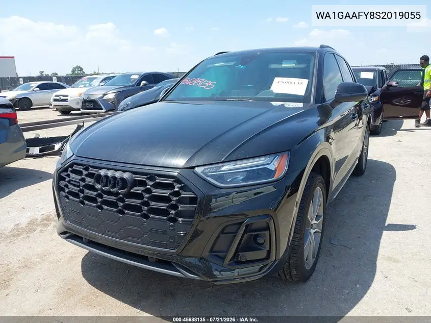 2025 Audi Q5 Premium 45 Tfsi S Line Quattro VIN: WA1GAAFY8S2019055 Lot: 45688135