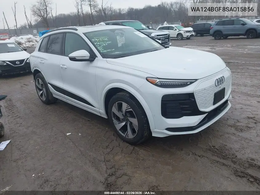 2025 Audi Q6 E-Tron Premium Plus Quattro VIN: WA124BGF8SA015856 Lot: 44486144