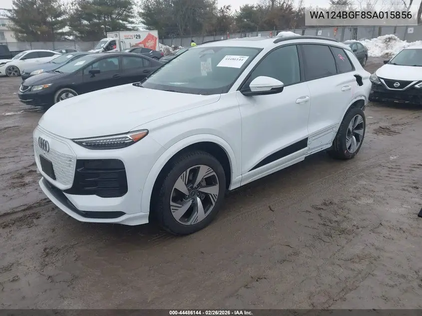2025 Audi Q6 E-Tron Premium Plus Quattro VIN: WA124BGF8SA015856 Lot: 44486144