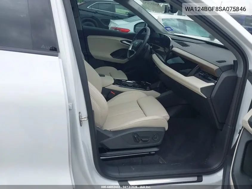 2025 Audi Q6 E-Tron Premium Plus Quattro VIN: WA124BGF8SA075846 Lot: 44852432