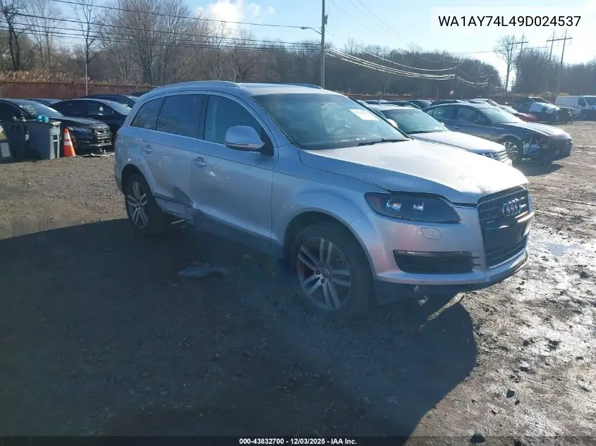 WA1AY74L49D024537 2009 Audi Q7 3.6 5 Passenger/3.6 Premium