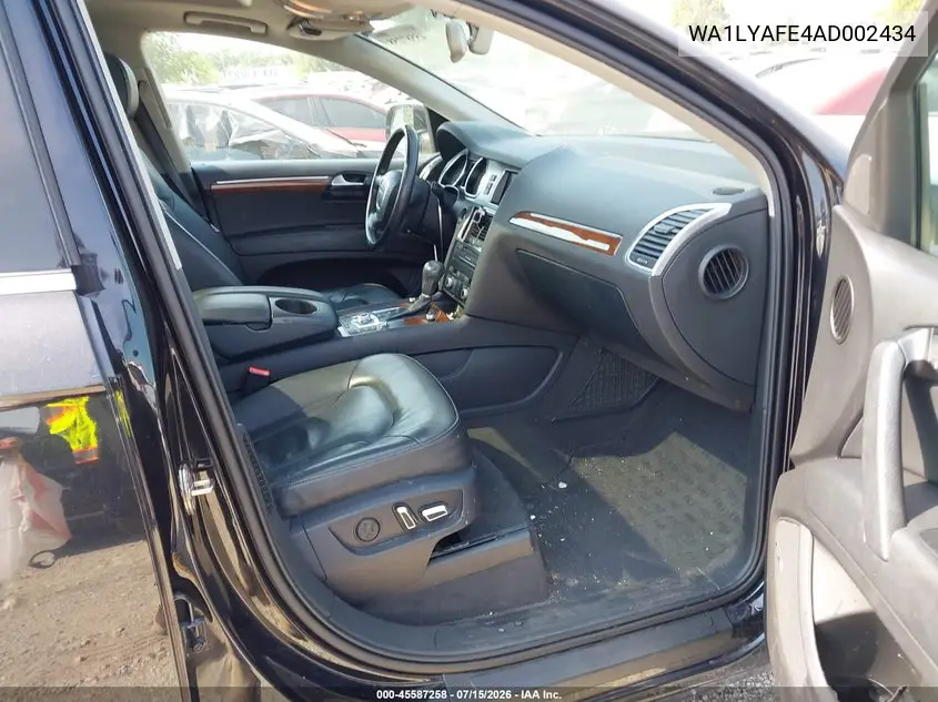 2010 Audi Q7 3.6 Premium VIN: WA1LYAFE4AD002434 Lot: 45587258