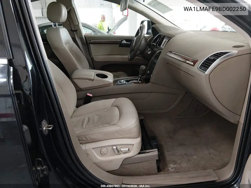 2011 Audi Q7 3.0 Tdi Premium VIN: WA1LMAFE9BD002250 Lot: 45607963