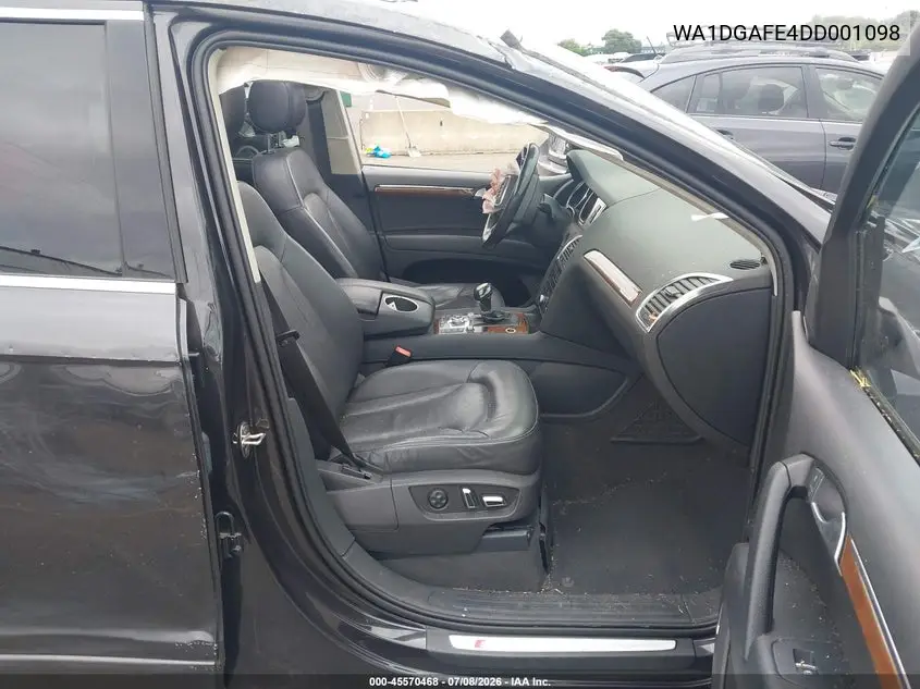 2013 Audi Q7 3.0T S Line Prestige VIN: WA1DGAFE4DD001098 Lot: 45570468