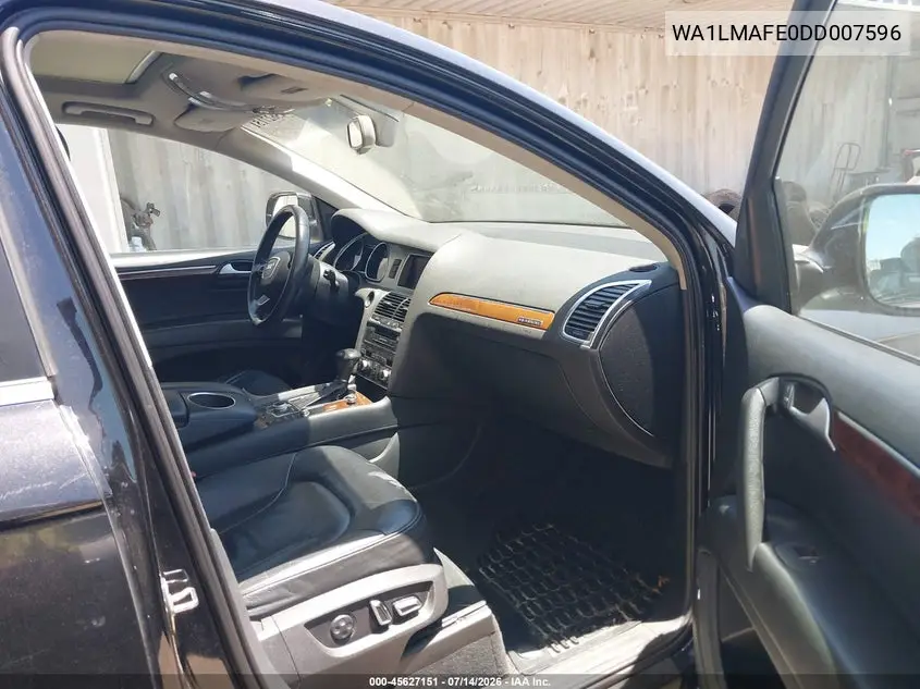 2013 Audi Q7 3.0 Tdi Premium VIN: WA1LMAFE0DD007596 Lot: 45627151