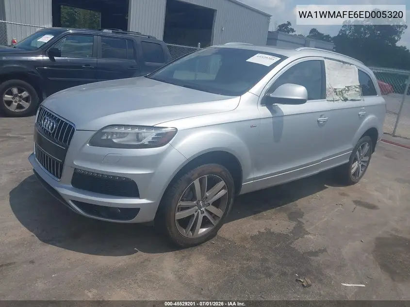 2014 Audi Q7 3.0 Tdi Premium VIN: WA1WMAFE6ED005320 Lot: 45529201
