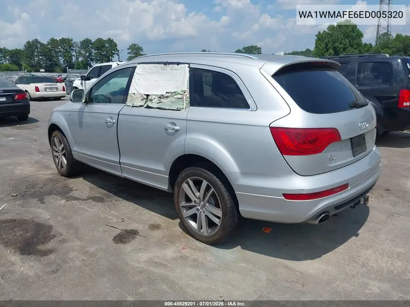 2014 Audi Q7 3.0 Tdi Premium VIN: WA1WMAFE6ED005320 Lot: 45529201