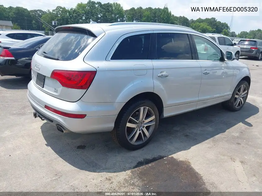 2014 Audi Q7 3.0 Tdi Premium VIN: WA1WMAFE6ED005320 Lot: 45529201