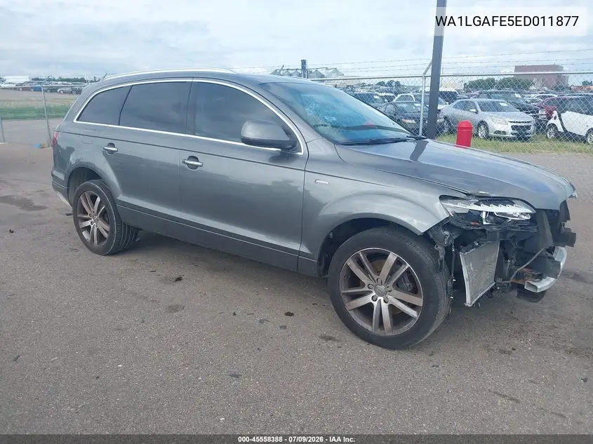 2014 Audi Q7 3.0T Premium VIN: WA1LGAFE5ED011877 Lot: 45558388