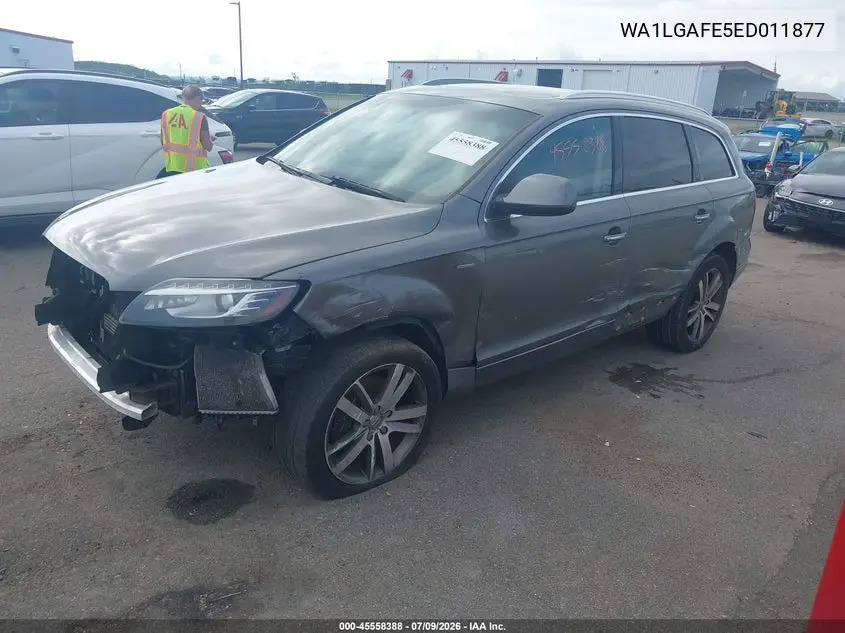 2014 Audi Q7 3.0T Premium VIN: WA1LGAFE5ED011877 Lot: 45558388