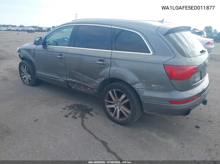 2014 Audi Q7 3.0T Premium VIN: WA1LGAFE5ED011877 Lot: 45558388