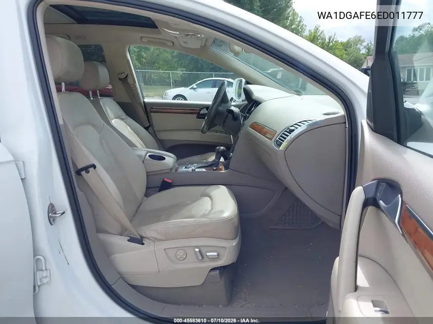 2014 Audi Q7 3.0T S Line Prestige VIN: WA1DGAFE6ED011777 Lot: 45583610