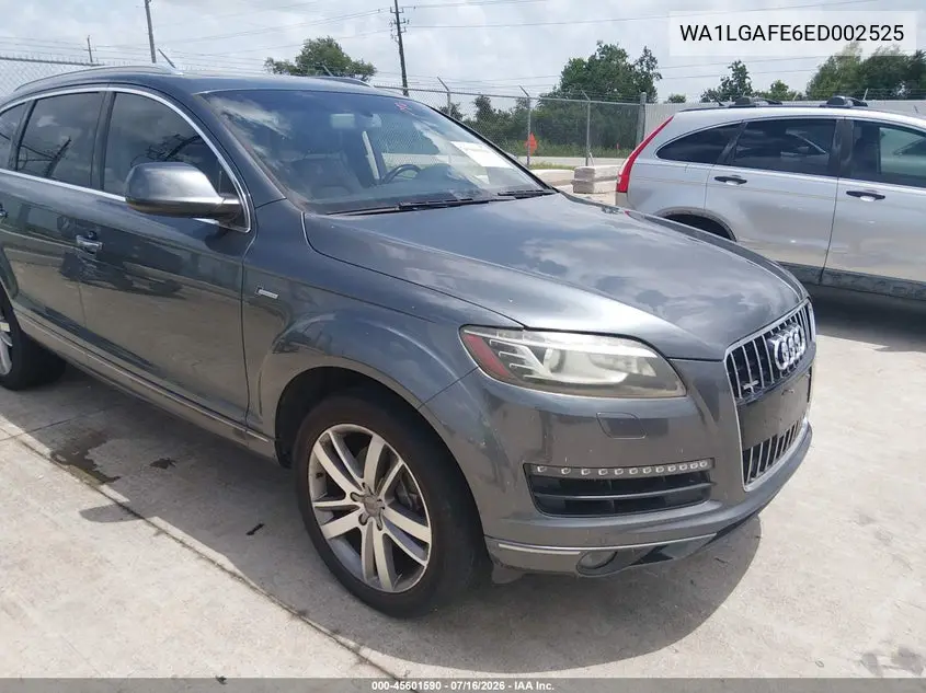 2014 Audi Q7 3.0T Premium VIN: WA1LGAFE6ED002525 Lot: 45601590
