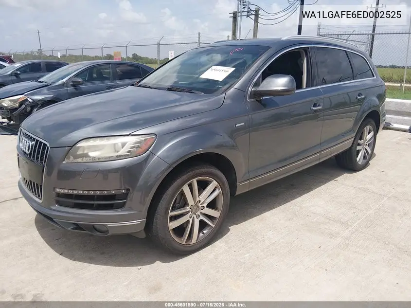 2014 Audi Q7 3.0T Premium VIN: WA1LGAFE6ED002525 Lot: 45601590