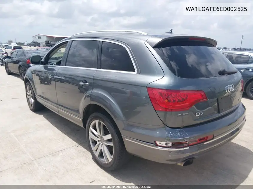 2014 Audi Q7 3.0T Premium VIN: WA1LGAFE6ED002525 Lot: 45601590