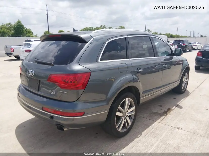 2014 Audi Q7 3.0T Premium VIN: WA1LGAFE6ED002525 Lot: 45601590