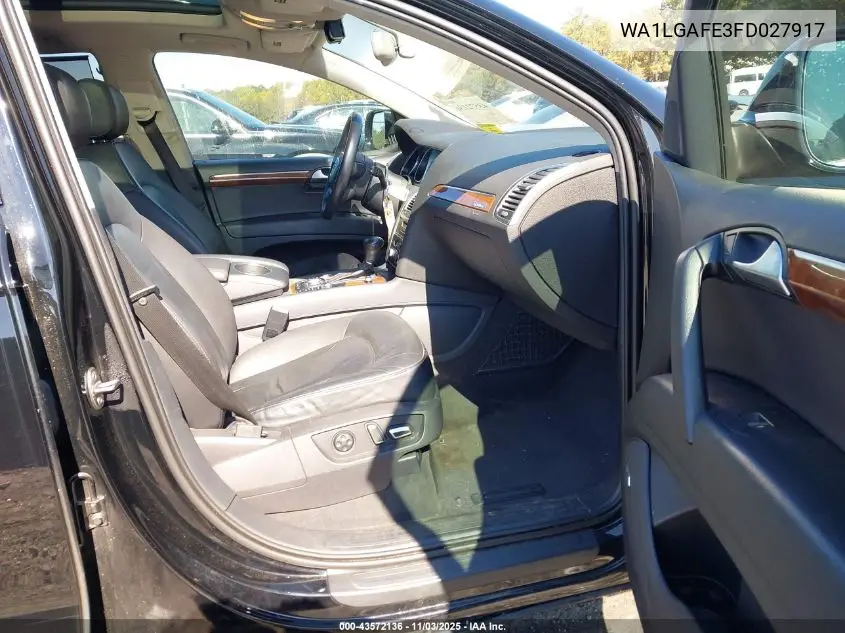 WA1LGAFE3FD027917 2015 Audi Q7 3.0T Premium