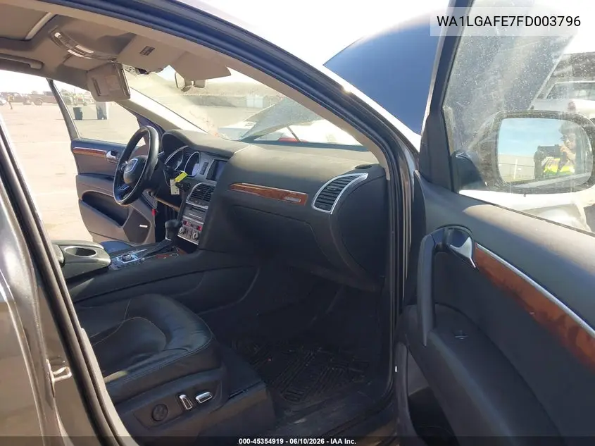 2015 Audi Q7 3.0T Premium VIN: WA1LGAFE7FD003796 Lot: 45354919