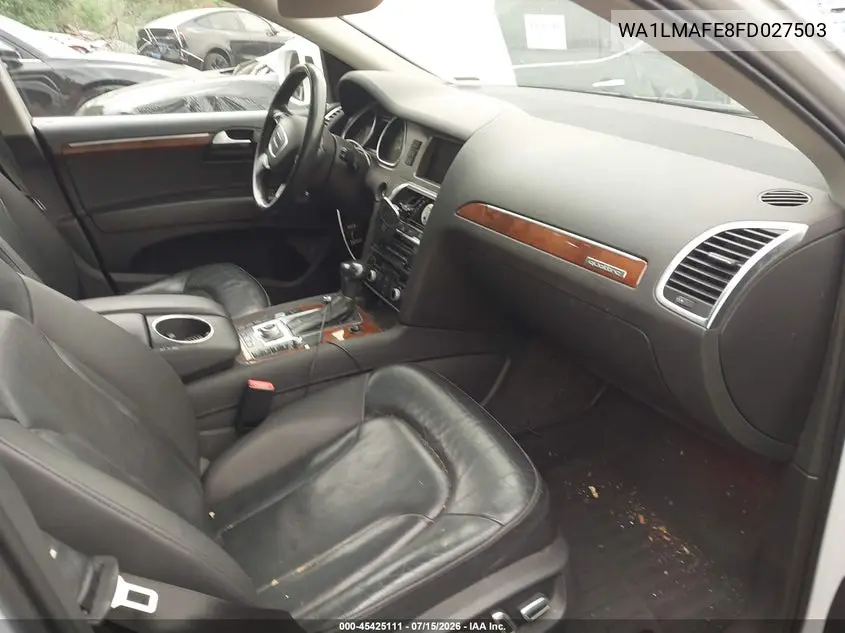 2015 Audi Q7 3.0 Tdi Premium VIN: WA1LMAFE8FD027503 Lot: 45425111