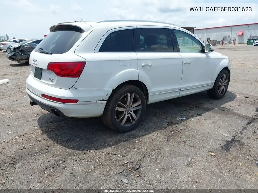 2015 Audi Q7 3.0T Premium VIN: WA1LGAFE6FD031623 Lot: 45456357