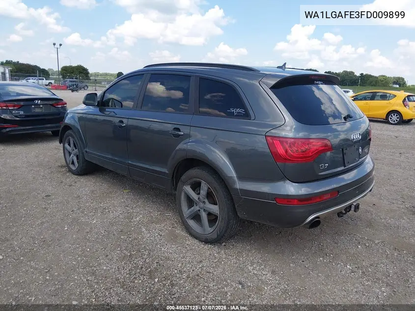 2015 Audi Q7 3.0T Premium VIN: WA1LGAFE3FD009899 Lot: 45537123