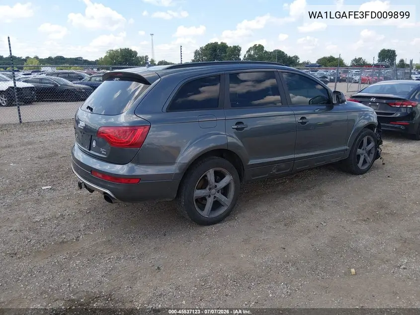 2015 Audi Q7 3.0T Premium VIN: WA1LGAFE3FD009899 Lot: 45537123