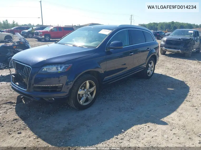 2015 Audi Q7 3.0T Premium VIN: WA1LGAFE9FD014234 Lot: 45568549