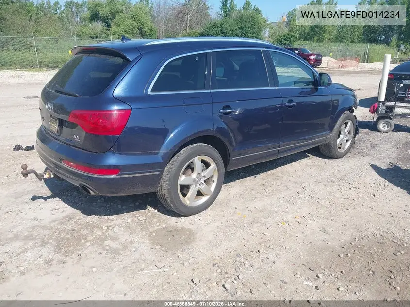 2015 Audi Q7 3.0T Premium VIN: WA1LGAFE9FD014234 Lot: 45568549