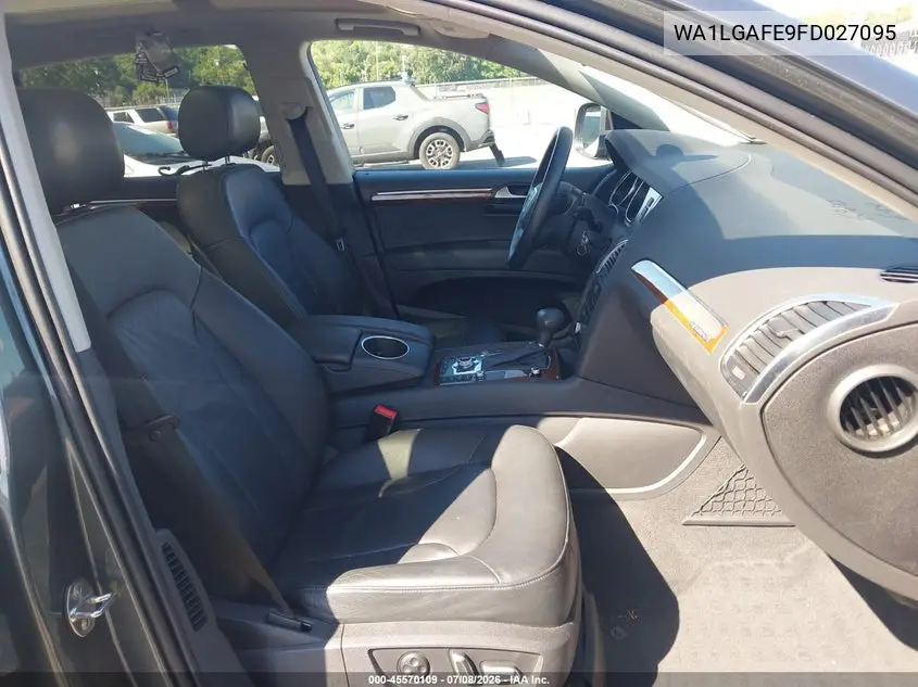2015 Audi Q7 3.0T Premium VIN: WA1LGAFE9FD027095 Lot: 45570109