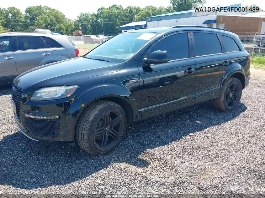2015 Audi Q7 3.0T S Line Prestige VIN: WA1DGAFE4FD001489 Lot: 45579360