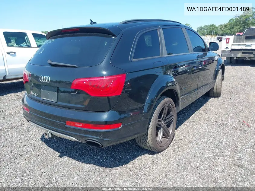 2015 Audi Q7 3.0T S Line Prestige VIN: WA1DGAFE4FD001489 Lot: 45579360