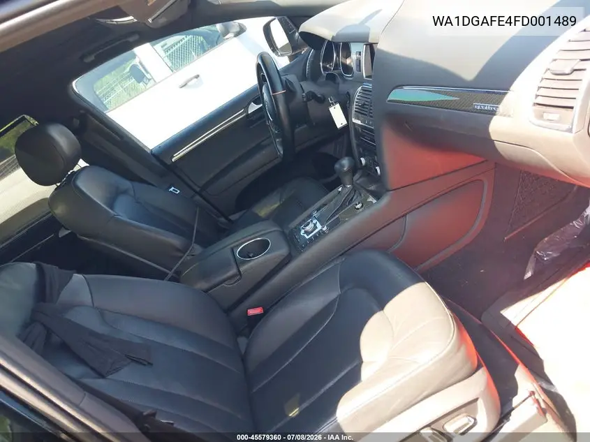 2015 Audi Q7 3.0T S Line Prestige VIN: WA1DGAFE4FD001489 Lot: 45579360
