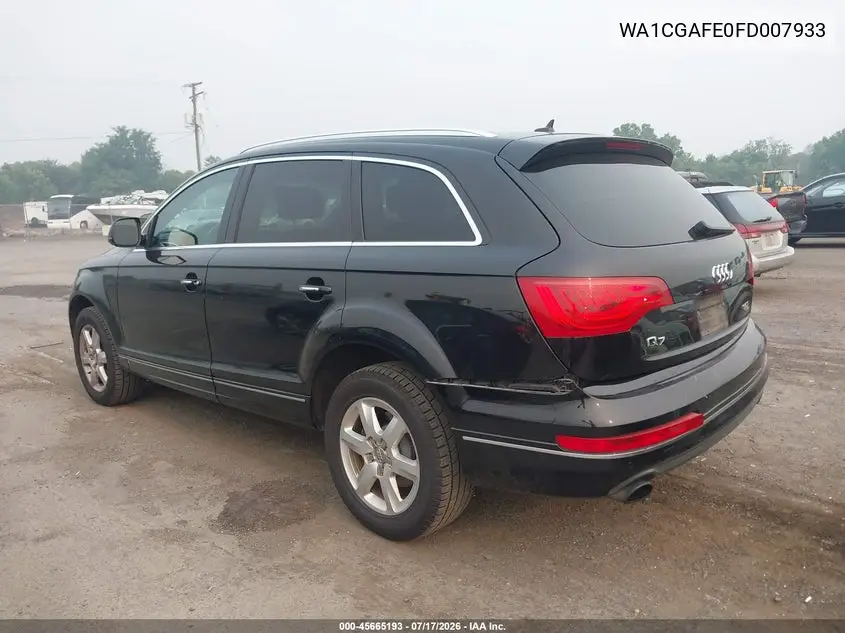 2015 Audi Q7 3.0T Premium VIN: WA1CGAFE0FD007933 Lot: 45665193