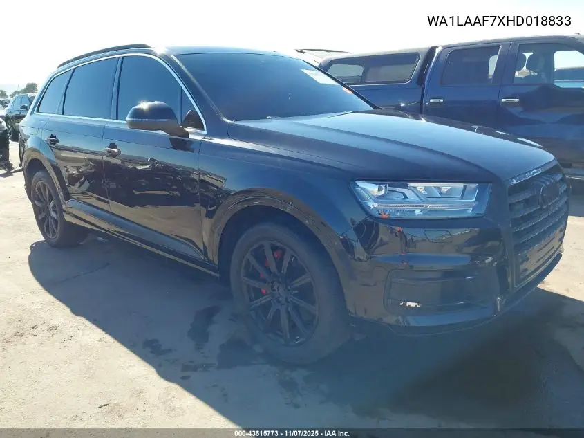 WA1LAAF7XHD018833 2017 Audi Q7 3.0T Premium